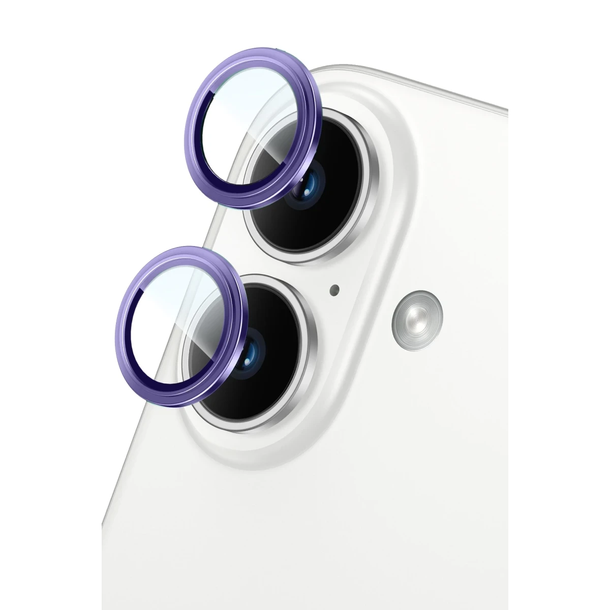 Yesido Apple iPhone 16 WB54 Metal Kamera Lens - Lila